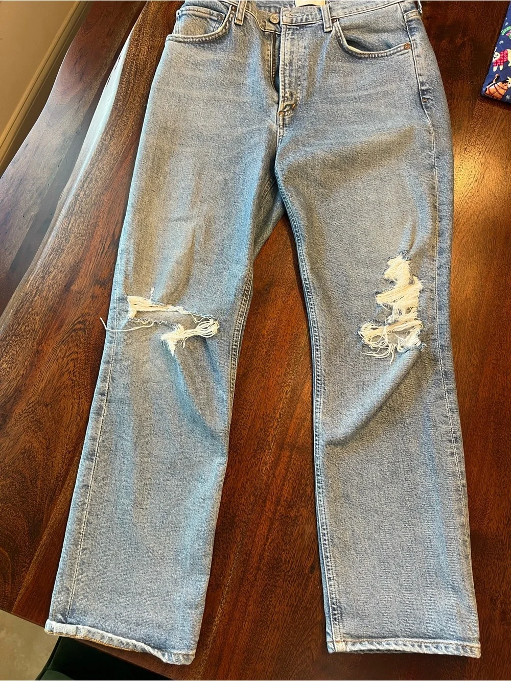 AGOLDE Riley High Rise Straight Crop Jeans - Picture 5 of 12